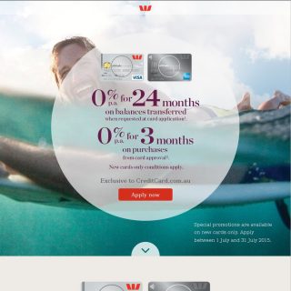 Westpac Altitude Platinum Credit Card 0 for 24 Month Balance